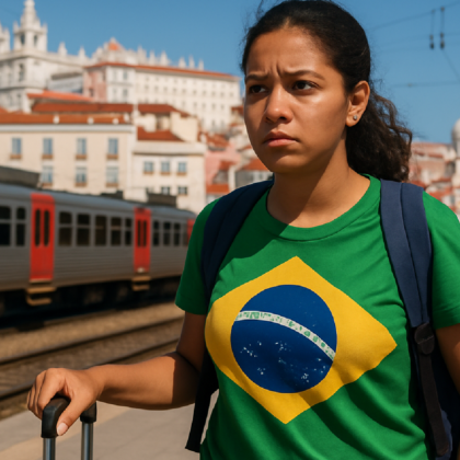Imagem ilustrativa sobre Por que os brasileiros estão a sair de Portugal?