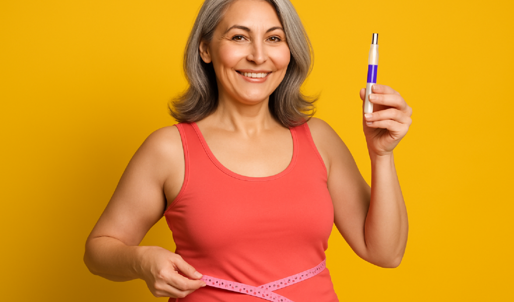 Imagem ilustrativa sobre Reposição hormonal na menopausa pode potencializar efeito emagrecedor do Mounjaro