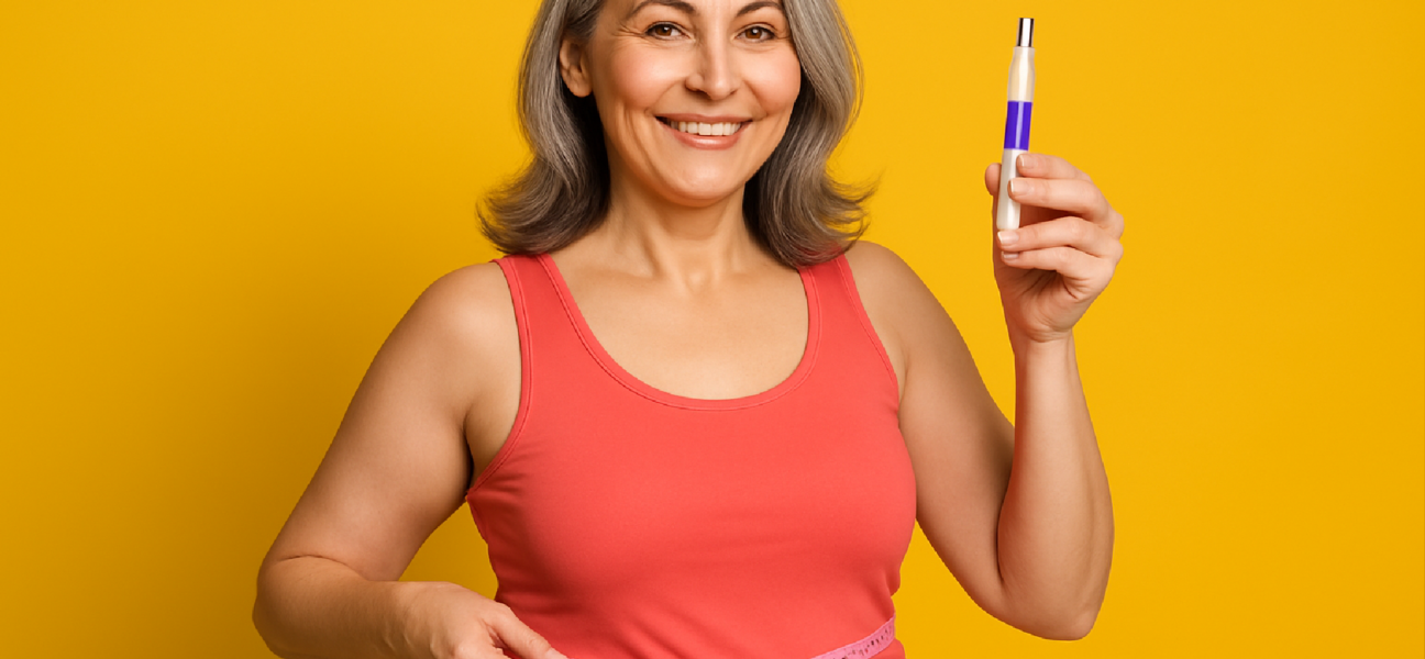 Imagem ilustrativa sobre Reposição hormonal na menopausa pode potencializar efeito emagrecedor do Mounjaro