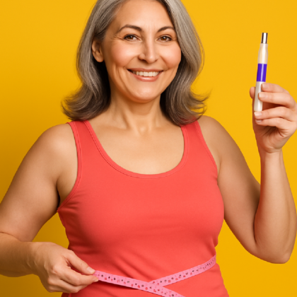 Imagem ilustrativa sobre Reposição hormonal na menopausa pode potencializar efeito emagrecedor do Mounjaro