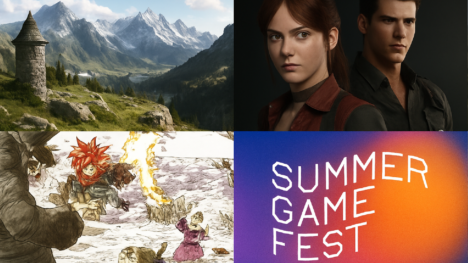 Imagem ilustrativa sobre The Elder Scrolls 6, Resident Evil Code Veronica Remake, Chrono Trigger e mais: as expectativas da e