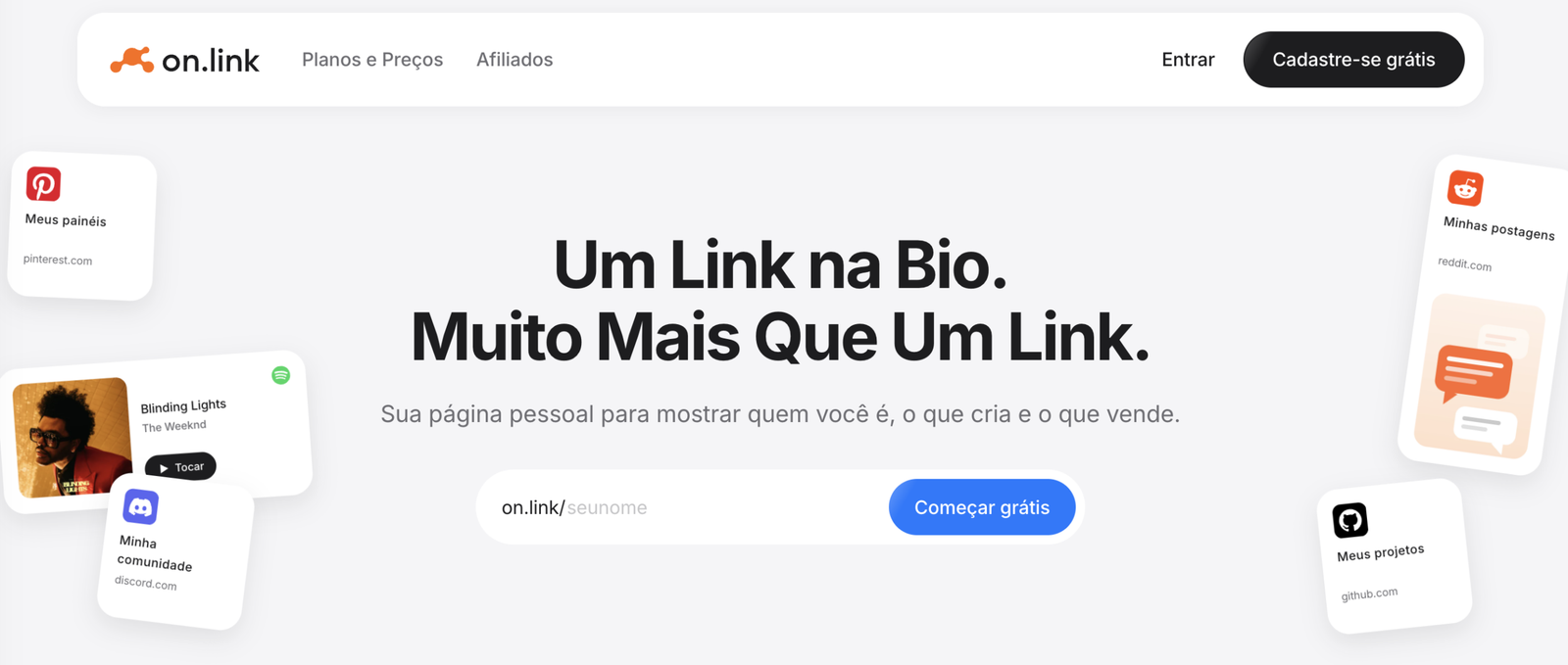 Onlink revoluciona o link na bio em plataforma de vendas