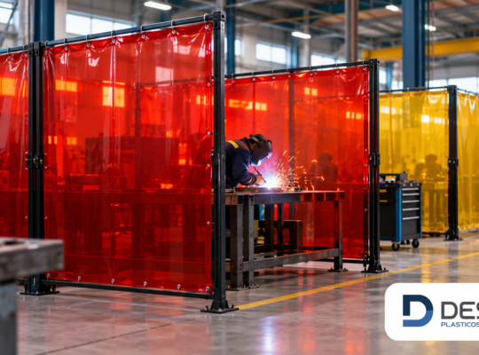 Biombos para solda destacam-se na segurança industrial