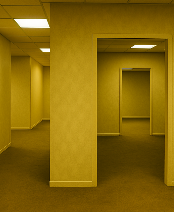 Imagem ilustrativa sobre 'Backrooms' é perspicaz ao falar da miséria do real em espaço maldito