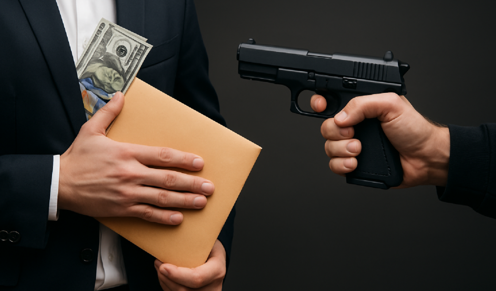 Imagem ilustrativa sobre 'Corrupção honesta' e criminalidade violenta