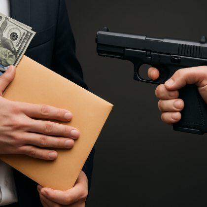 Imagem ilustrativa sobre 'Corrupção honesta' e criminalidade violenta