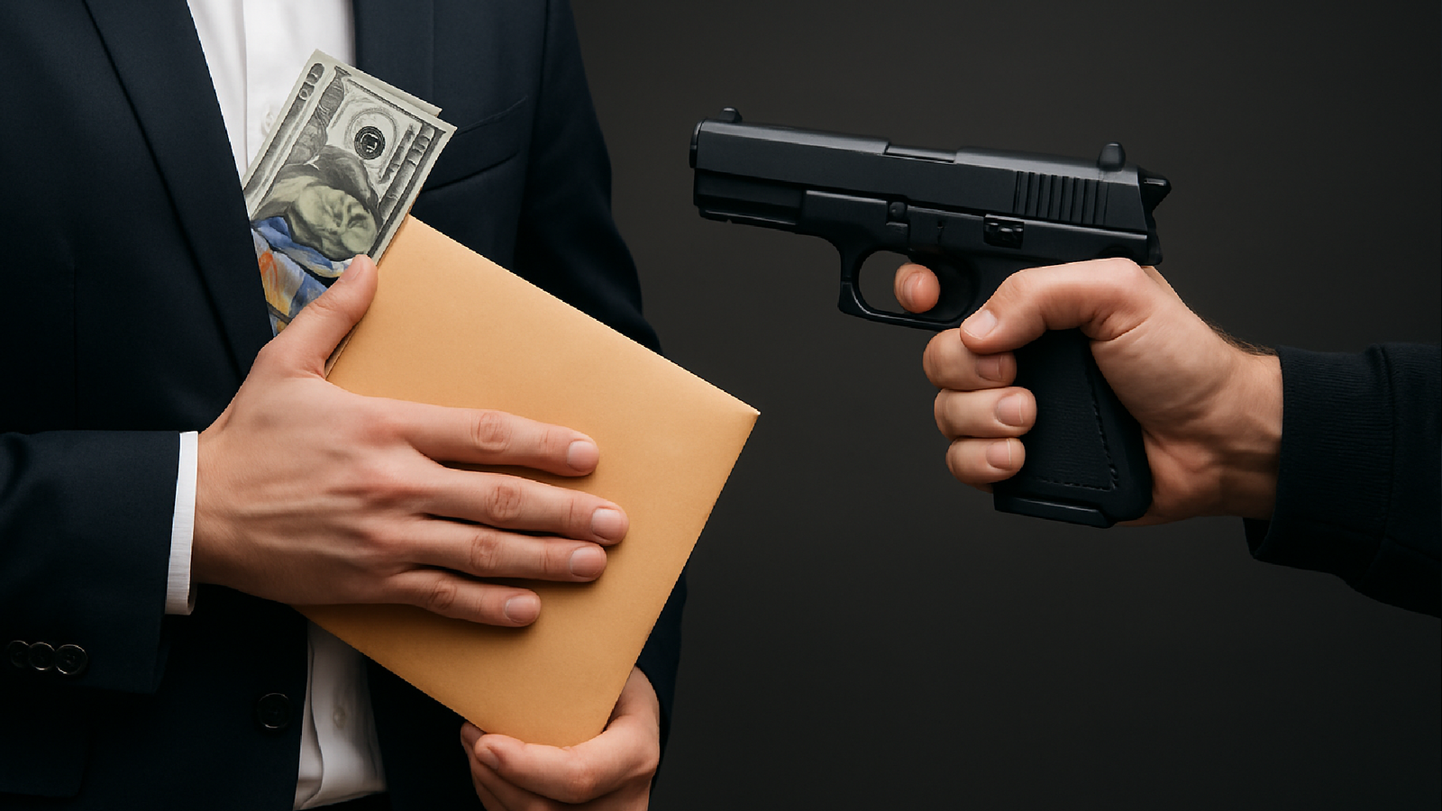Imagem ilustrativa sobre 'Corrupção honesta' e criminalidade violenta