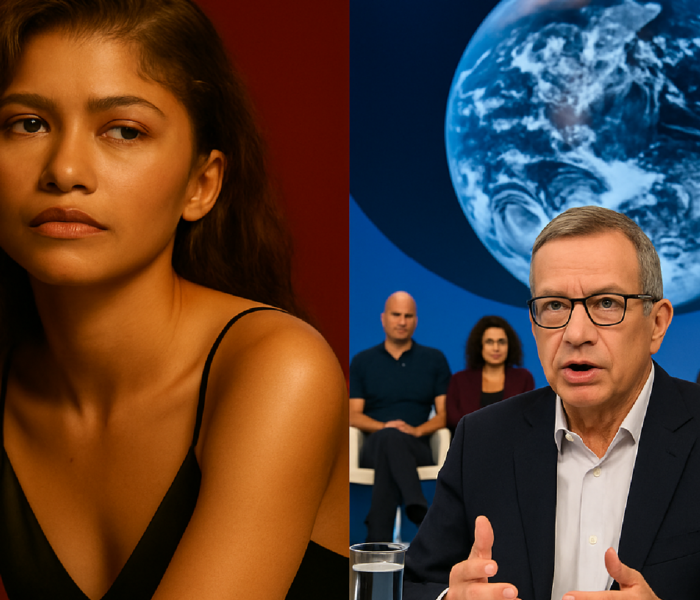 Imagem ilustrativa sobre 'O Drama', com Zendaya, e Roda Viva sobre clima: o que ver na TV e no streaming
