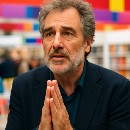 Imagem ilustrativa sobre Sandro Veronesi, na Feira do Livro, diz que sua literatura reza pelas pessoas comuns