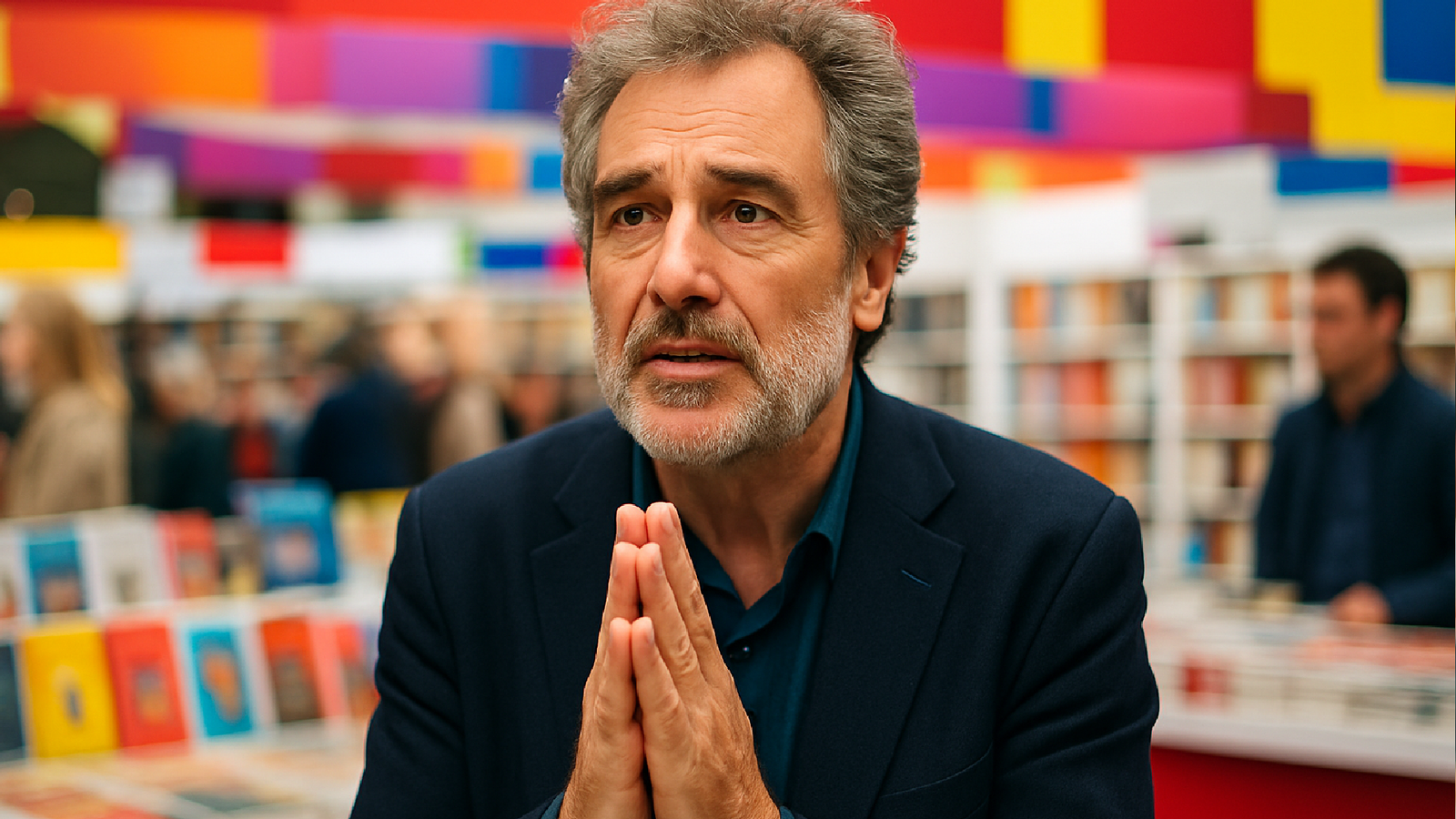Imagem ilustrativa sobre Sandro Veronesi, na Feira do Livro, diz que sua literatura reza pelas pessoas comuns