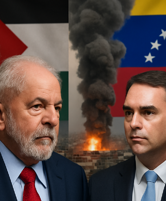 Imagem ilustrativa sobre Trump, Gaza e Venezuela põem Lula e Flávio em disputa de trunfo eleitoral