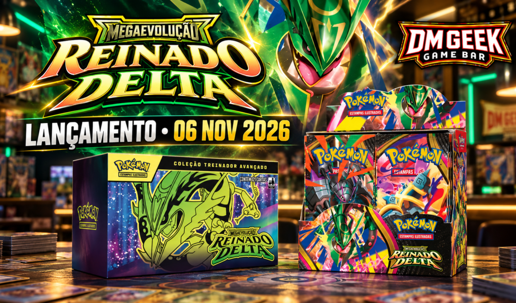 Pokémon Reinado Delta: Lançamento na DM Geek em Novembro