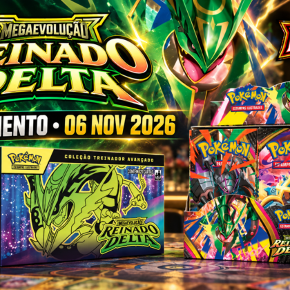 Pokémon Reinado Delta: Lançamento na DM Geek em Novembro