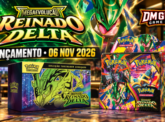 Pokémon Reinado Delta: Lançamento na DM Geek em Novembro