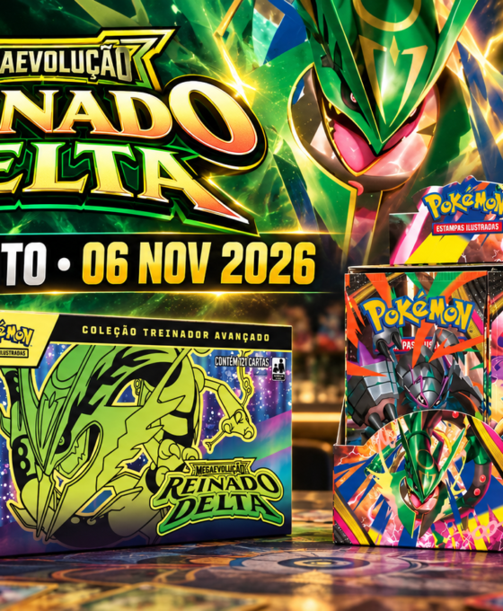 Pokémon Reinado Delta: Lançamento na DM Geek em Novembro